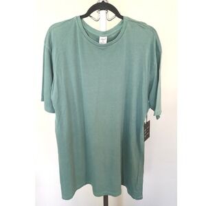 J.O&co‎ Mens Green Ash GD Cotton Crewneck T-Shirt Small NWT Cozy Cool Casual